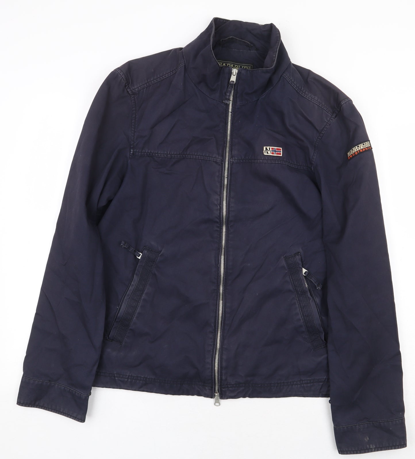 Mens UK Size L Napapijri Blue Jacket