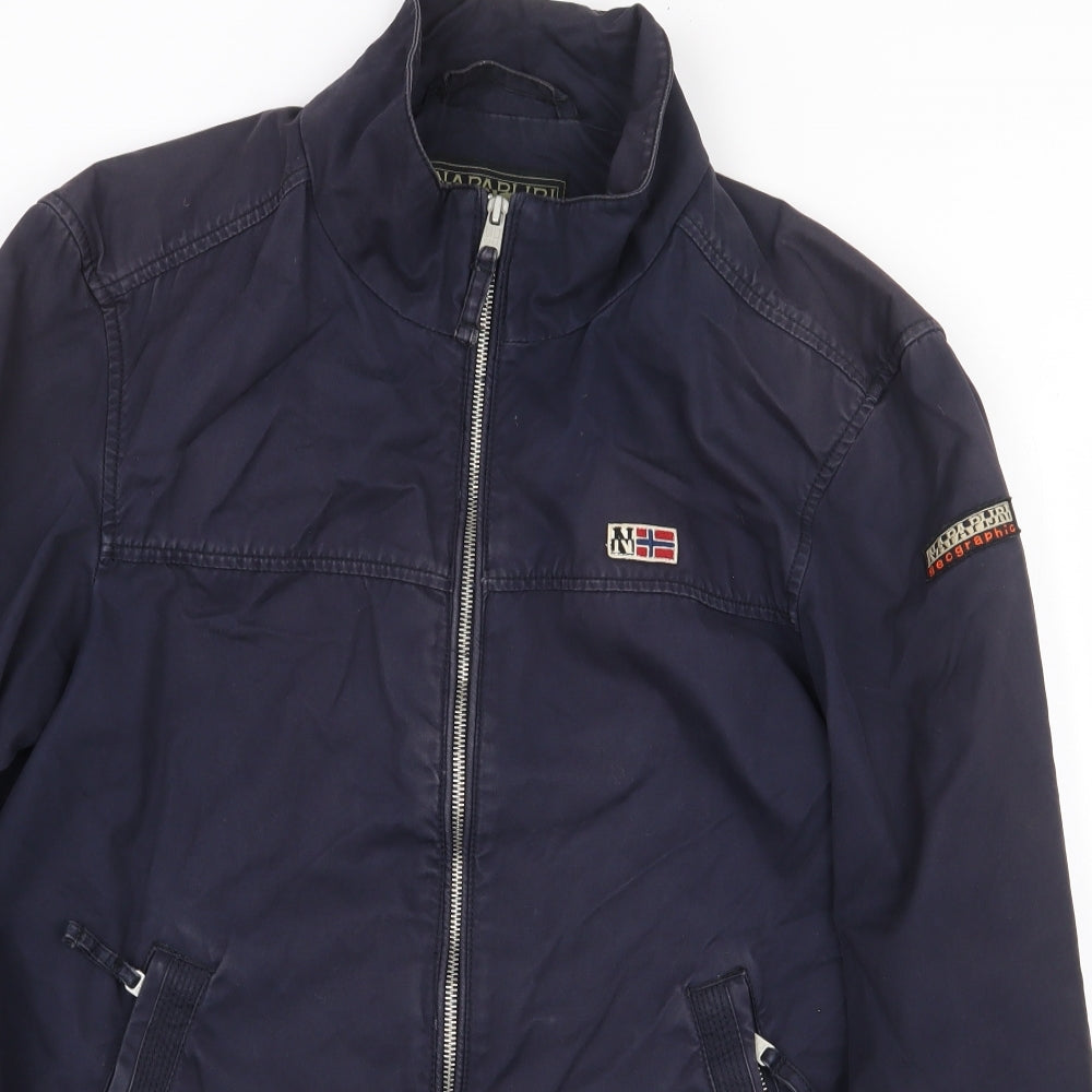 Mens UK Size L Napapijri Blue Jacket