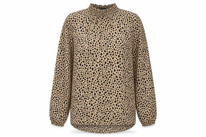 Womens UK Size 12 New Look Brown Basic Blouse
