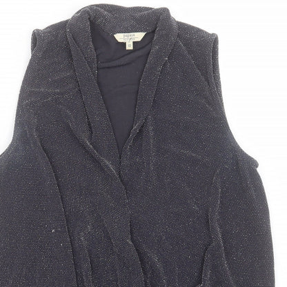 Papaya Womens Grey Polyamide Basic Tank Size 10 V-Neck