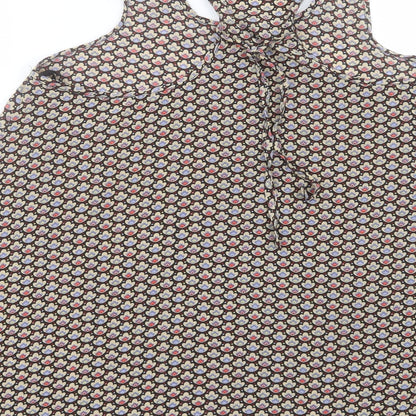 Womens UK Size 8 Preworn Multicoloured Basic Tank