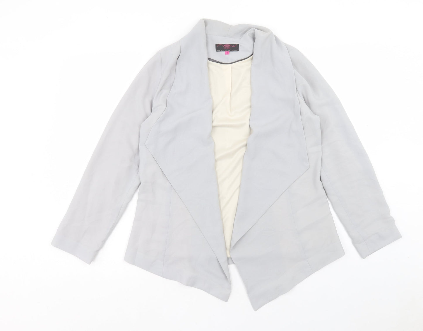 Womens UK Size 10 New Look Grey Jacket