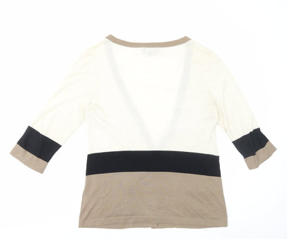 Womens UK Size L Episode Brown Cardigan Jumper