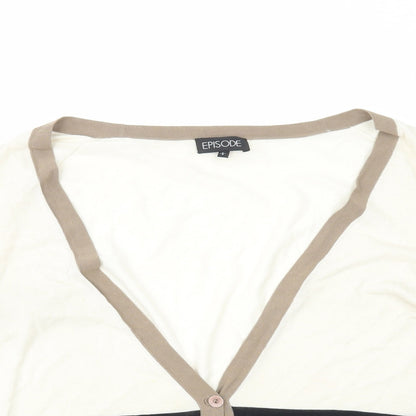 Womens UK Size L Episode Brown Cardigan Jumper
