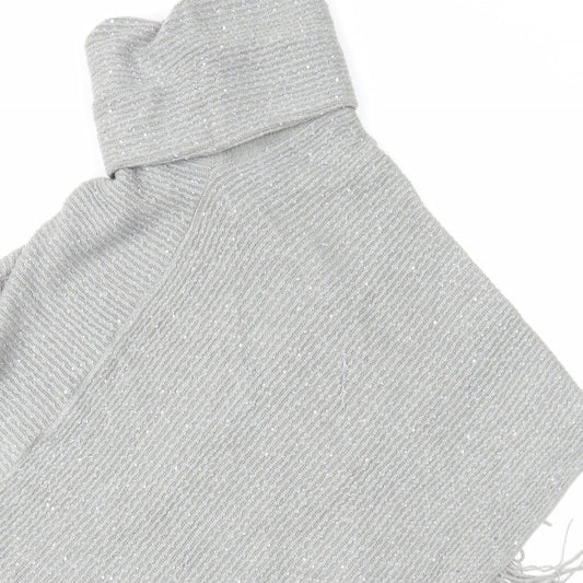 Debenhams Womens Grey Overcoat Poncho One Size