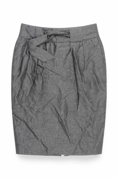 Womens UK Size 10 Principles Straight & Pencil Chambray Skirt