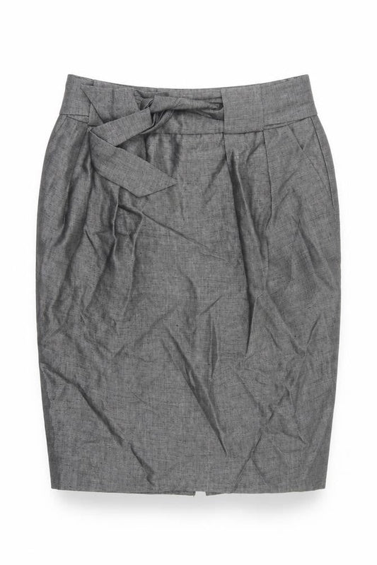Womens UK Size 10 Principles Straight & Pencil Chambray Skirt