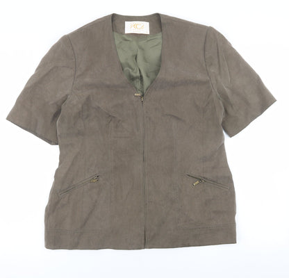 Womens UK Size 12 Country Casuals Green Jacket