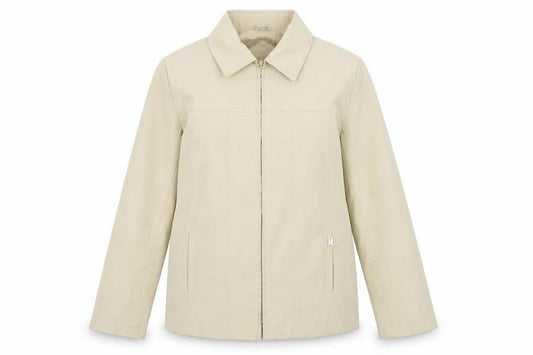 Womens UK Size 10 JBC Collection Beige Biker Coat