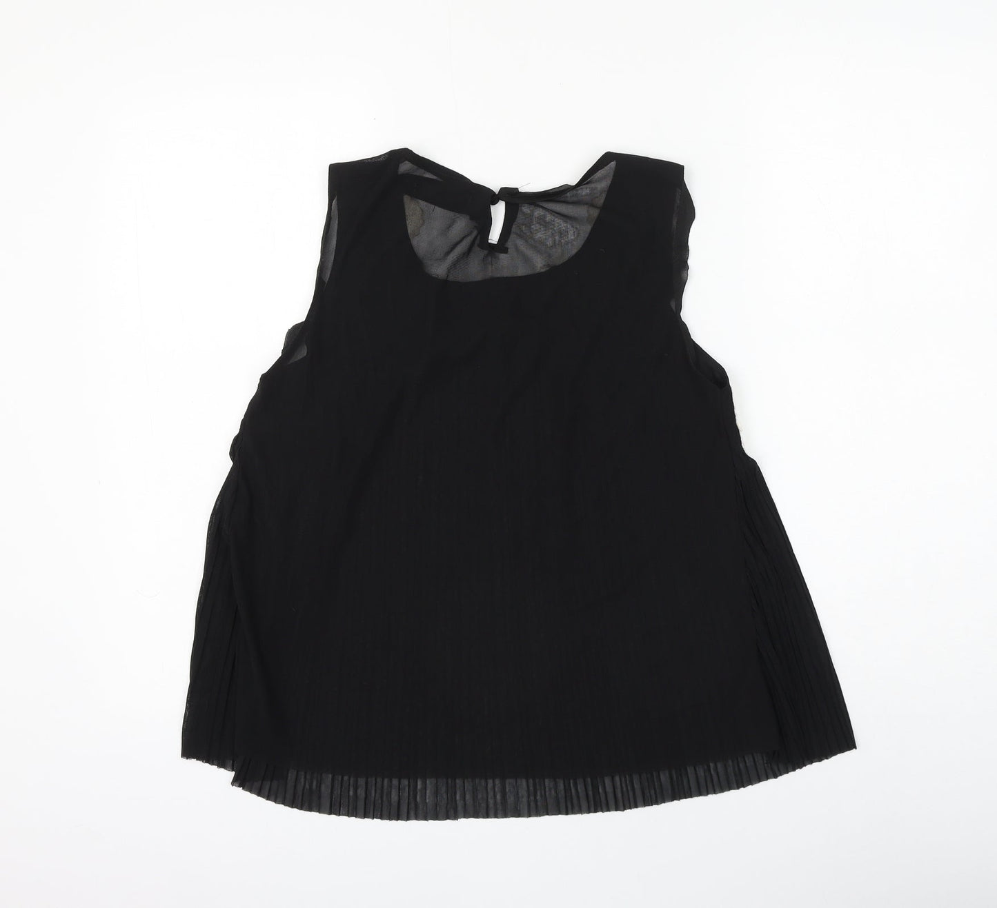 Womens UK Size L E-Lady Black Basic Blouse