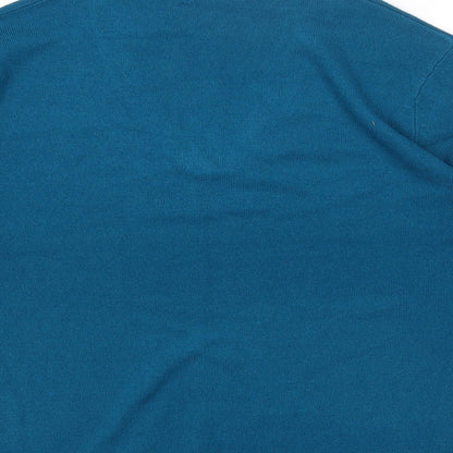 Womens UK Size XL M&Co Blue Pullover Jumper
