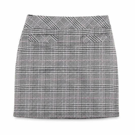 Peacocks Womens Multicoloured Plaid Polyester Mini Skirt Size 8 Zip