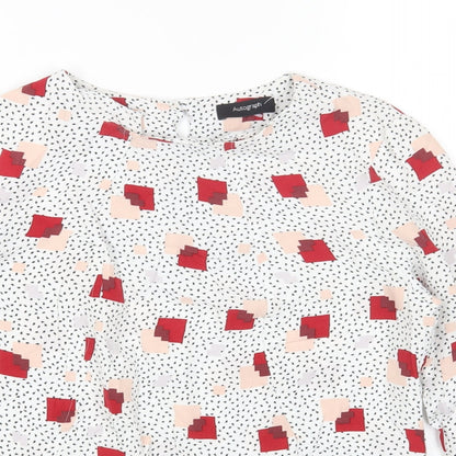 Womens UK Size 8 Marks and Spencer Multicoloured Basic Blouse