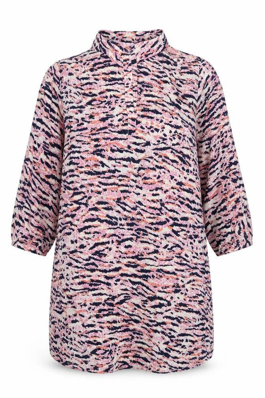 Womens UK Size 16 ET VOUS Multicoloured Basic T-Shirt