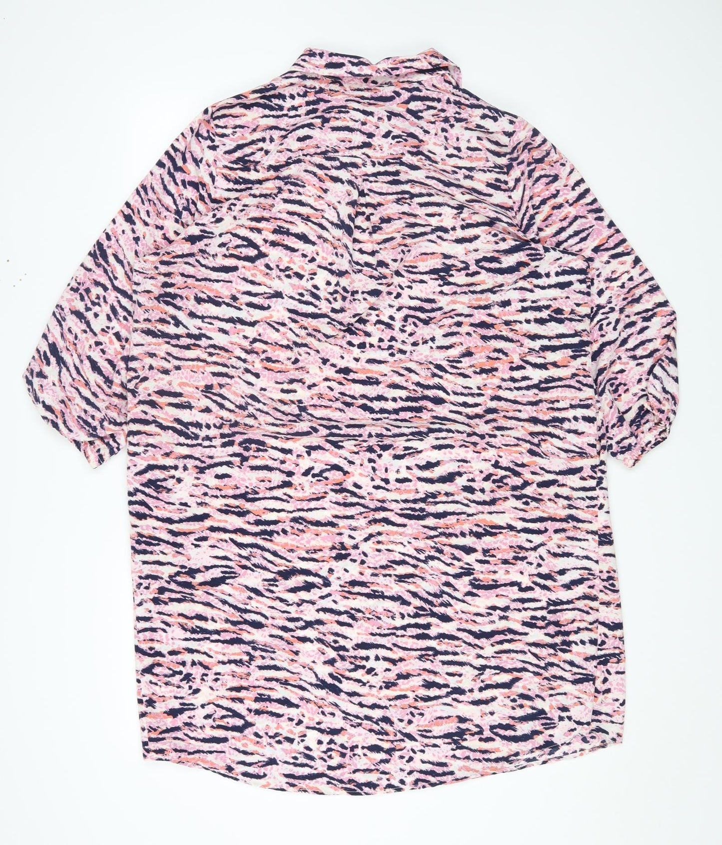Womens UK Size 16 ET VOUS Multicoloured Basic T-Shirt