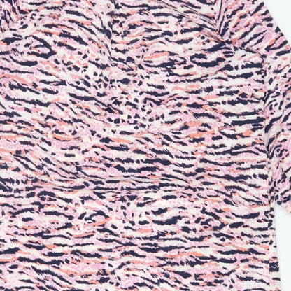 Womens UK Size 16 ET VOUS Multicoloured Basic T-Shirt