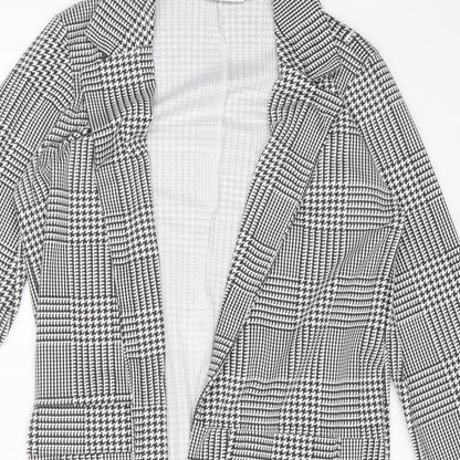 SPOTTED Womens Multicoloured Argyle/Diamond Overcoat Coat Size 10