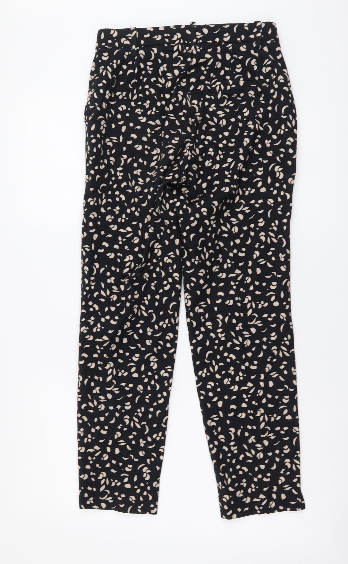 Womens UK Size 6 Marks and Spencer Regular Fit Chino Black Trousers