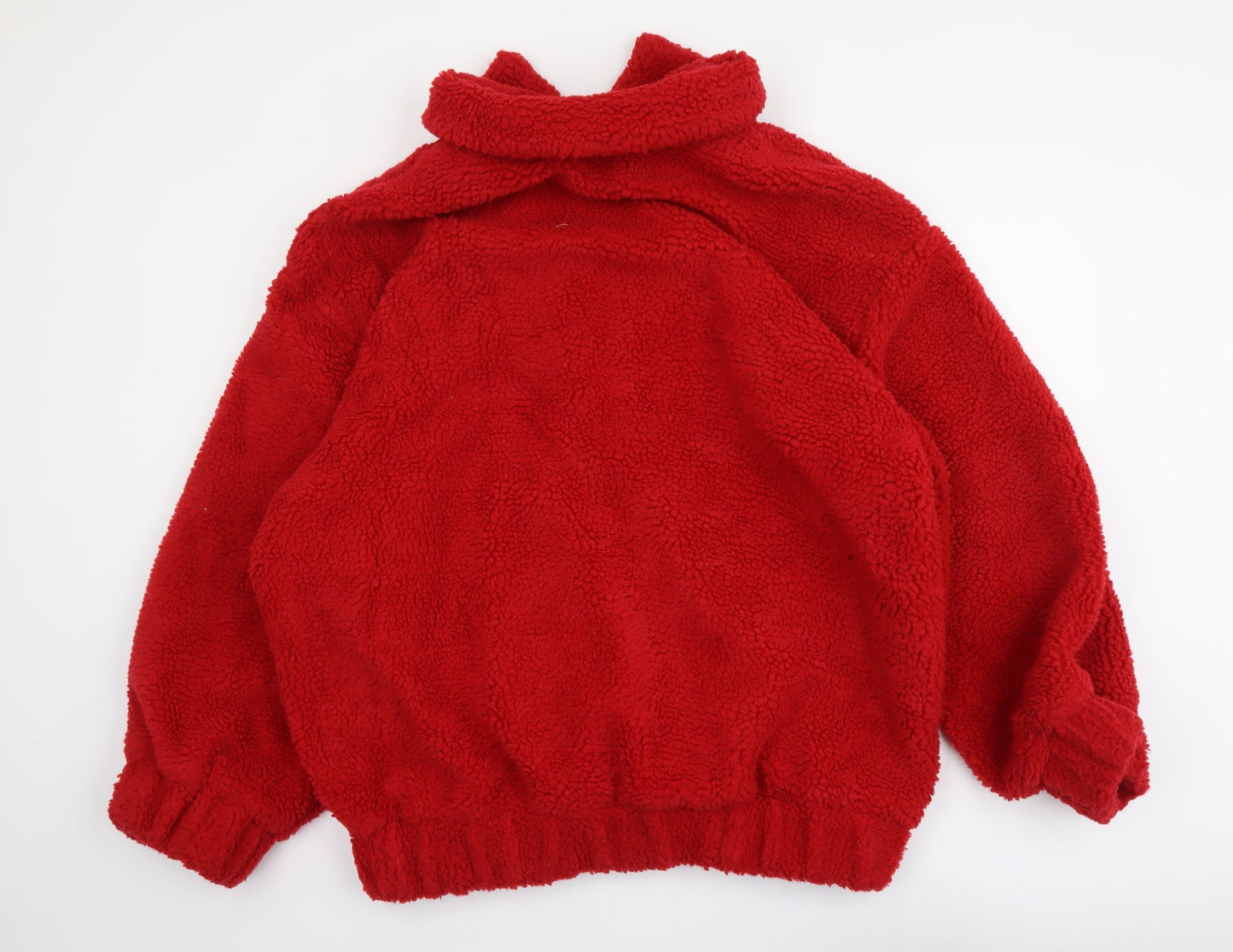 Womens UK Size 10 PRETTYLITTLETHING Red Jacket