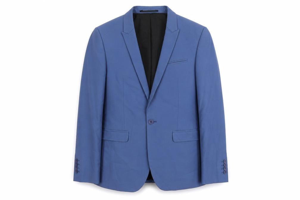 Mens UK Size S ASOS Regular Blue Suit Jacket