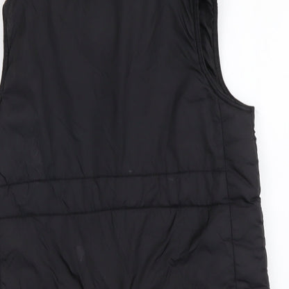 Urban Girls Black Gilet Jacket Size 8 Years Zip
