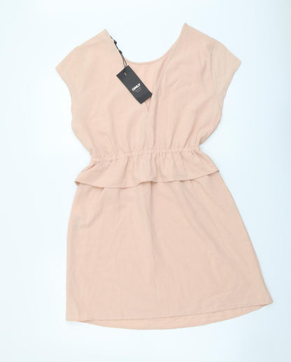 Only Womens Pink Polyester Mini Size S Round Neck Pullover