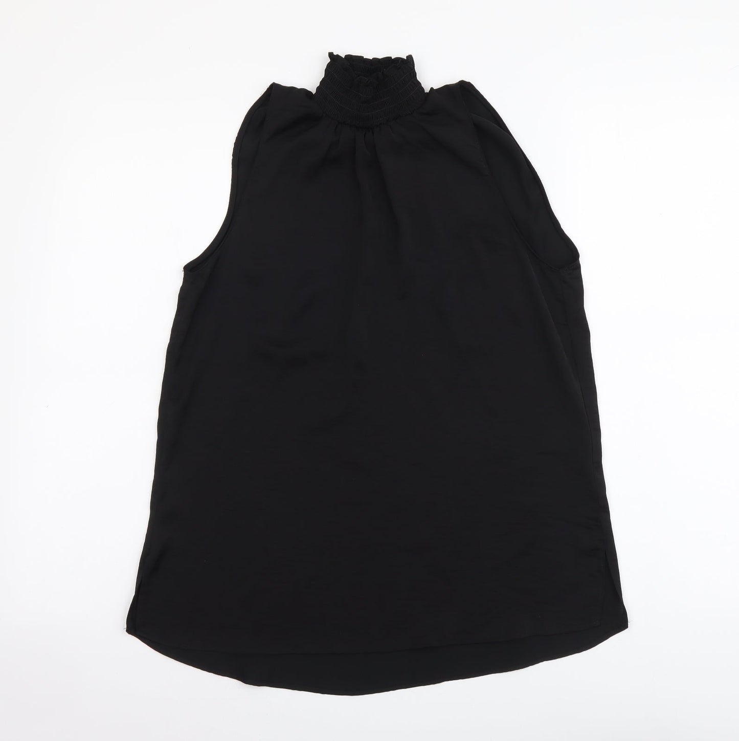 Womens UK Size 6 River Island Black Basic T-Shirt