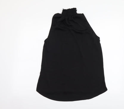 Womens UK Size 6 River Island Black Basic T-Shirt