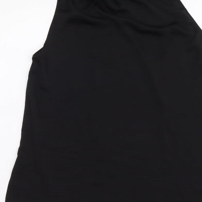 Womens UK Size 6 River Island Black Basic T-Shirt