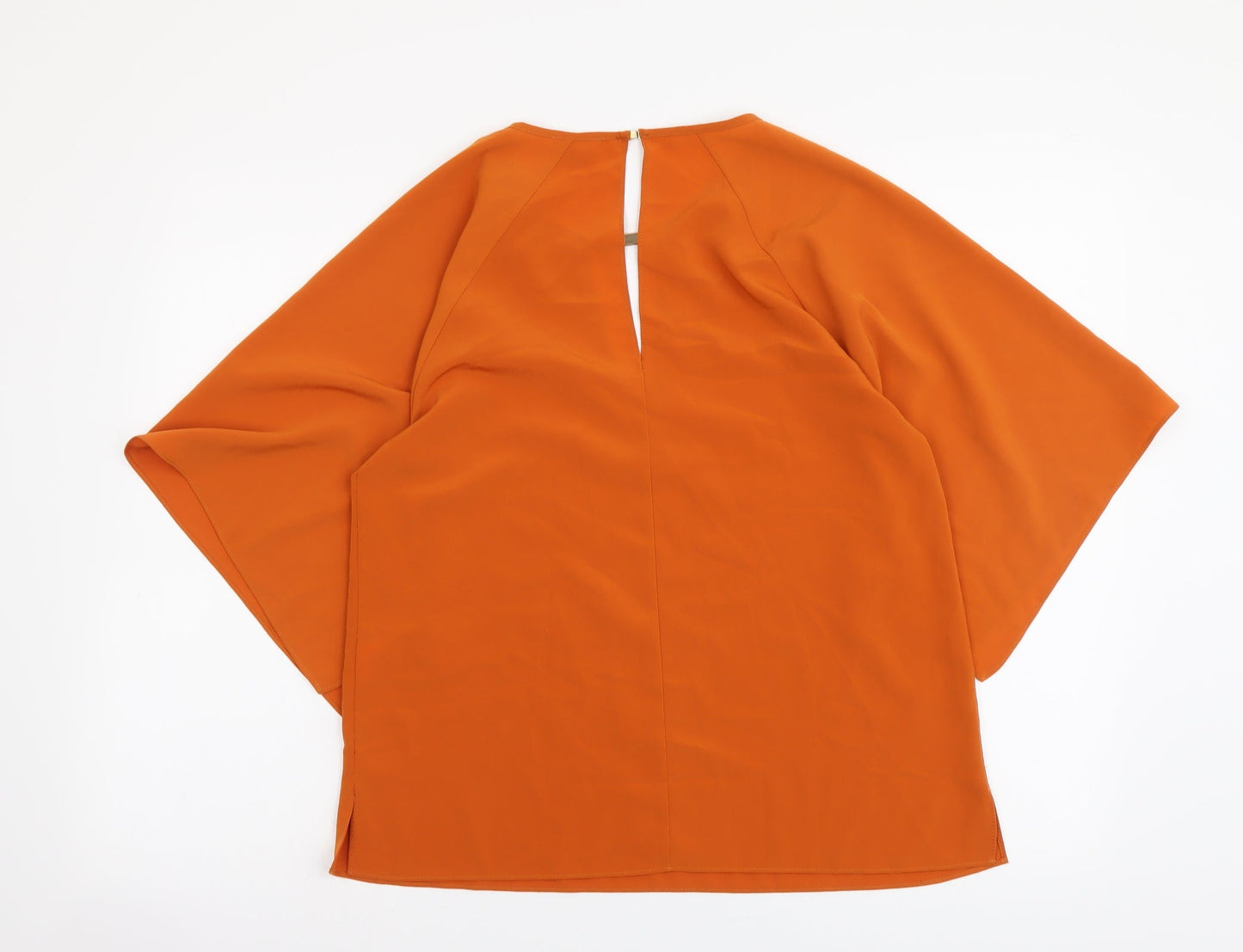 Womens UK Size 8 River Island Orange Basic Blouse