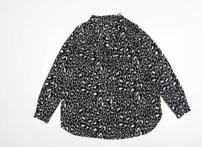 Womens UK Size 10 Blooming Marvellous Grey Basic Blouse