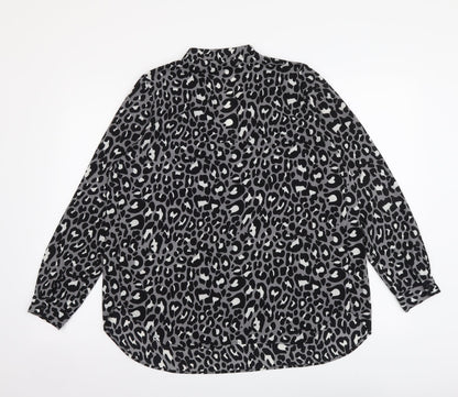 Womens UK Size 10 Blooming Marvellous Grey Basic Blouse