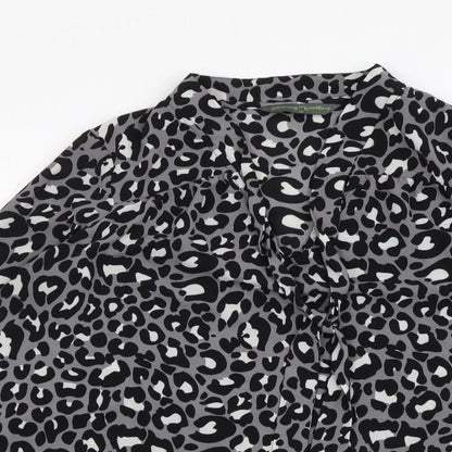 Womens UK Size 10 Blooming Marvellous Grey Basic Blouse