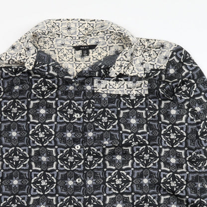 Womens UK Size 10 NEXT Multicoloured Basic Button-Up