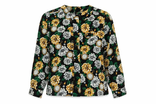 Womens UK Size 10 Collection Multicoloured Basic Button-Up