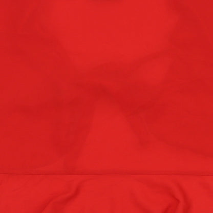 Womens UK Size 8 ASOS Red Basic Blouse