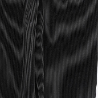 Boohoo Man Mens Black Cotton Dress Pants Trousers Size 36 in L30 in Regular Zip - Ribbed