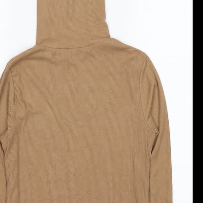 Womens UK Size 10 Peacocks Brown Pullover Jumper