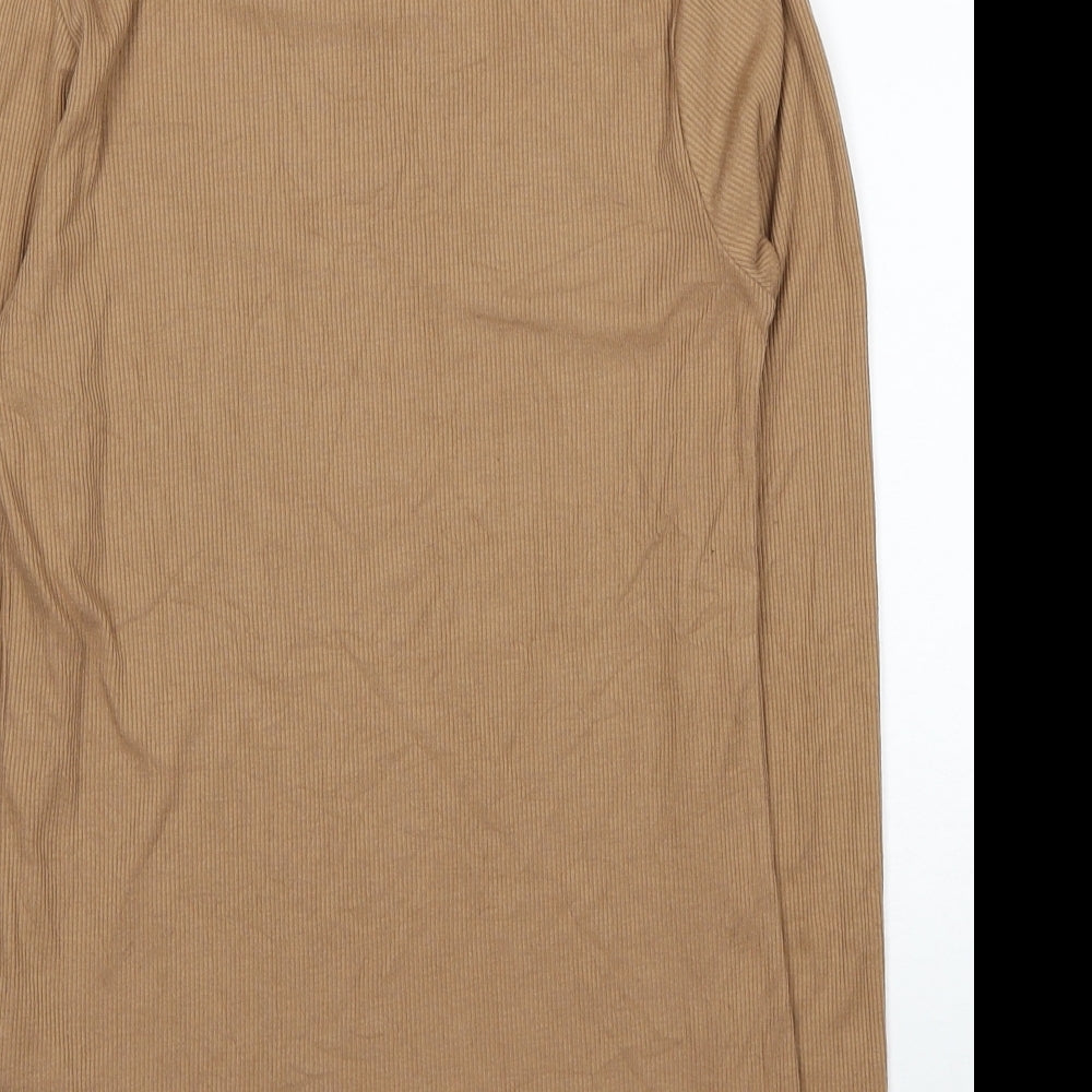 Womens UK Size 10 Peacocks Brown Pullover Jumper