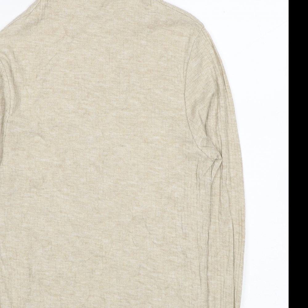 Womens UK Size 10 River Island Beige Pullover Jumper