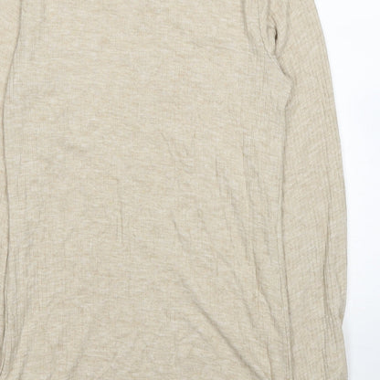 Womens UK Size 10 River Island Beige Pullover Jumper