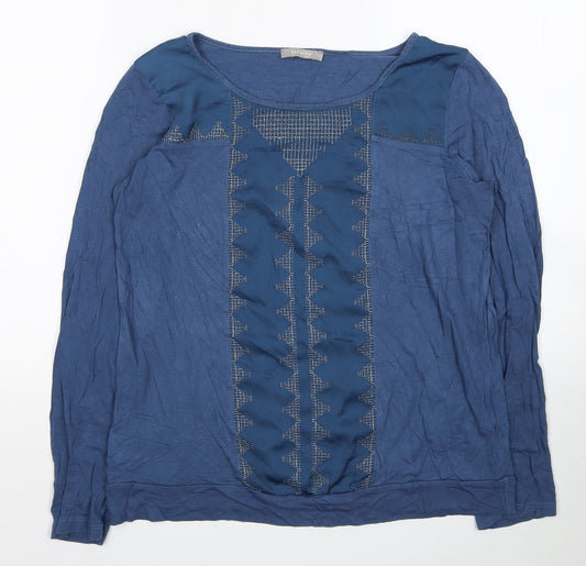 Womens UK Size M ORSAY Blue Basic Blouse