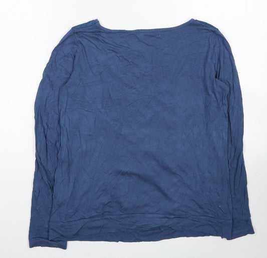 Womens UK Size M ORSAY Blue Basic Blouse