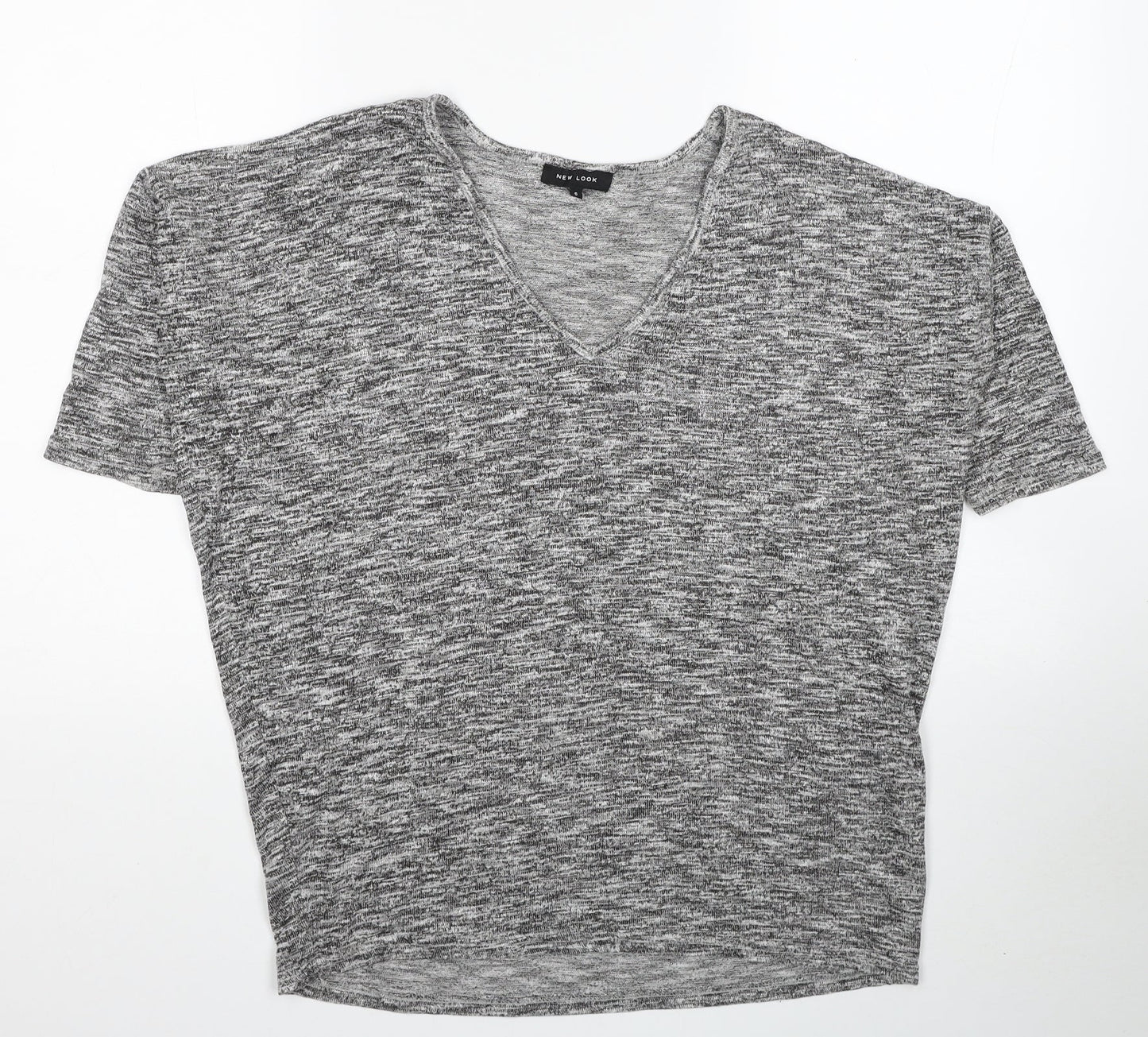 Womens UK Size S New Look Grey Pullover Jumper