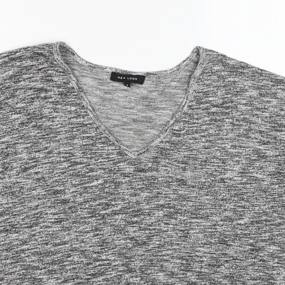 Womens UK Size S New Look Grey Pullover Jumper