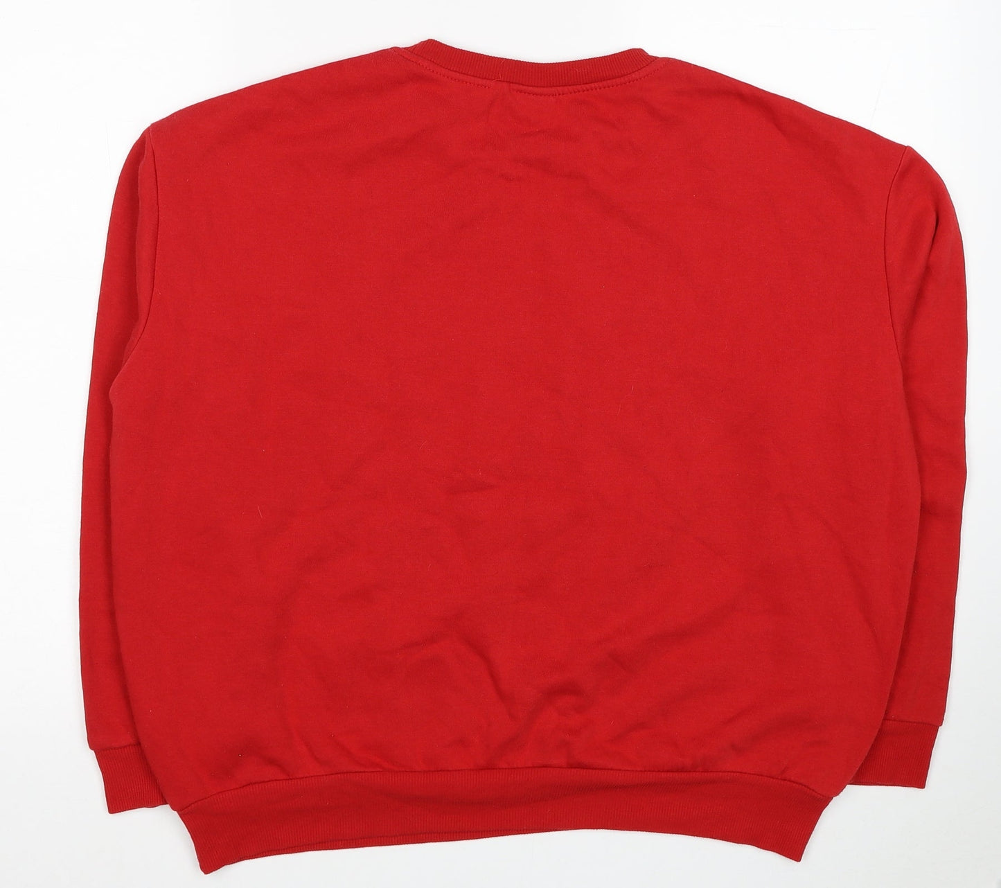Womens UK Size 14 Disney Red Pullover Sweatshirt