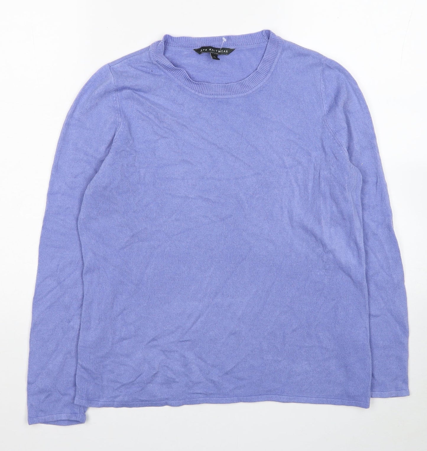 Womens UK Size 12 Bonmarché Blue Pullover Jumper