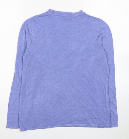 Womens UK Size 12 Bonmarché Blue Pullover Jumper