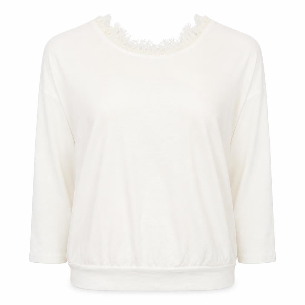 Womens UK Size M Preworn White Basic Blouse