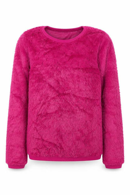 Miss E-vie Girls Pink Polyester Pullover Sweatshirt Size 11-12 Years Pullover